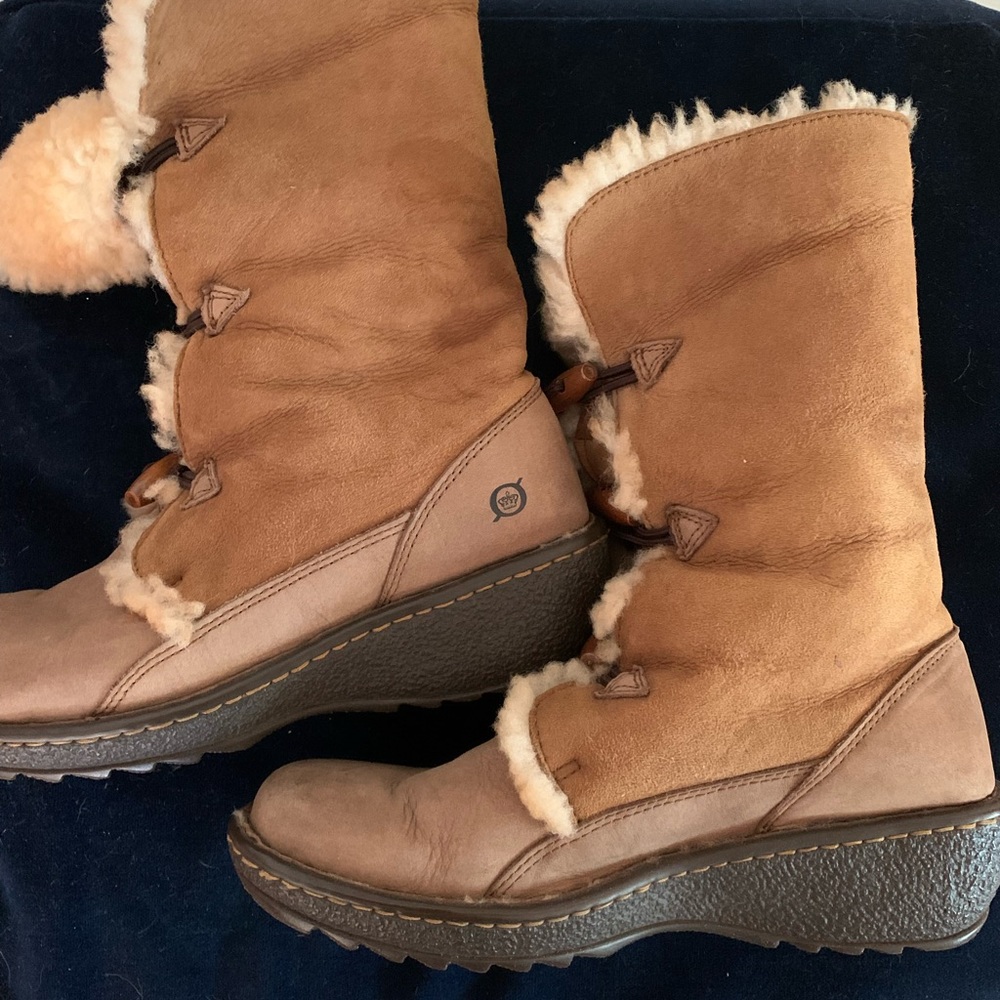 Born leather shearling boots - beautiful!!